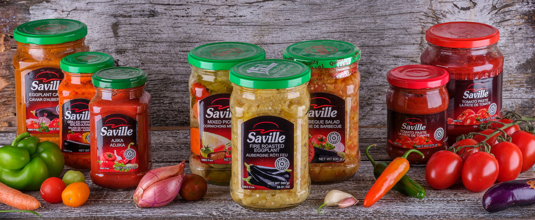 Saville Vegetable Food Products lineup