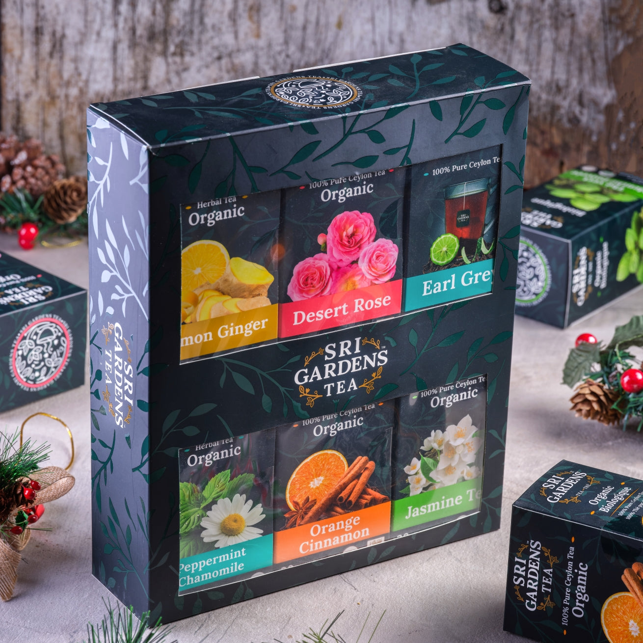 Sri Gardens Organic Teas Gift Pack