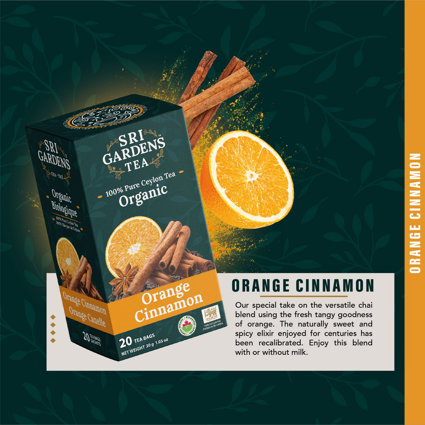 Sri Gardens Orange Cinnamon Tea