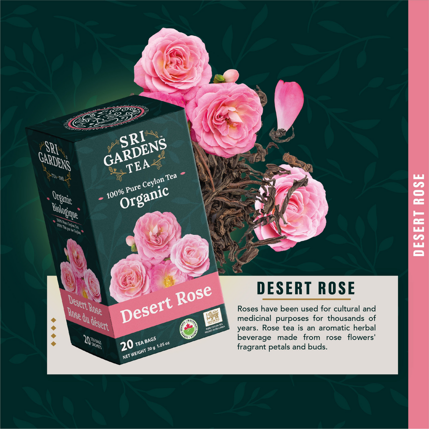 Sri Gardens Desert Rose Tea