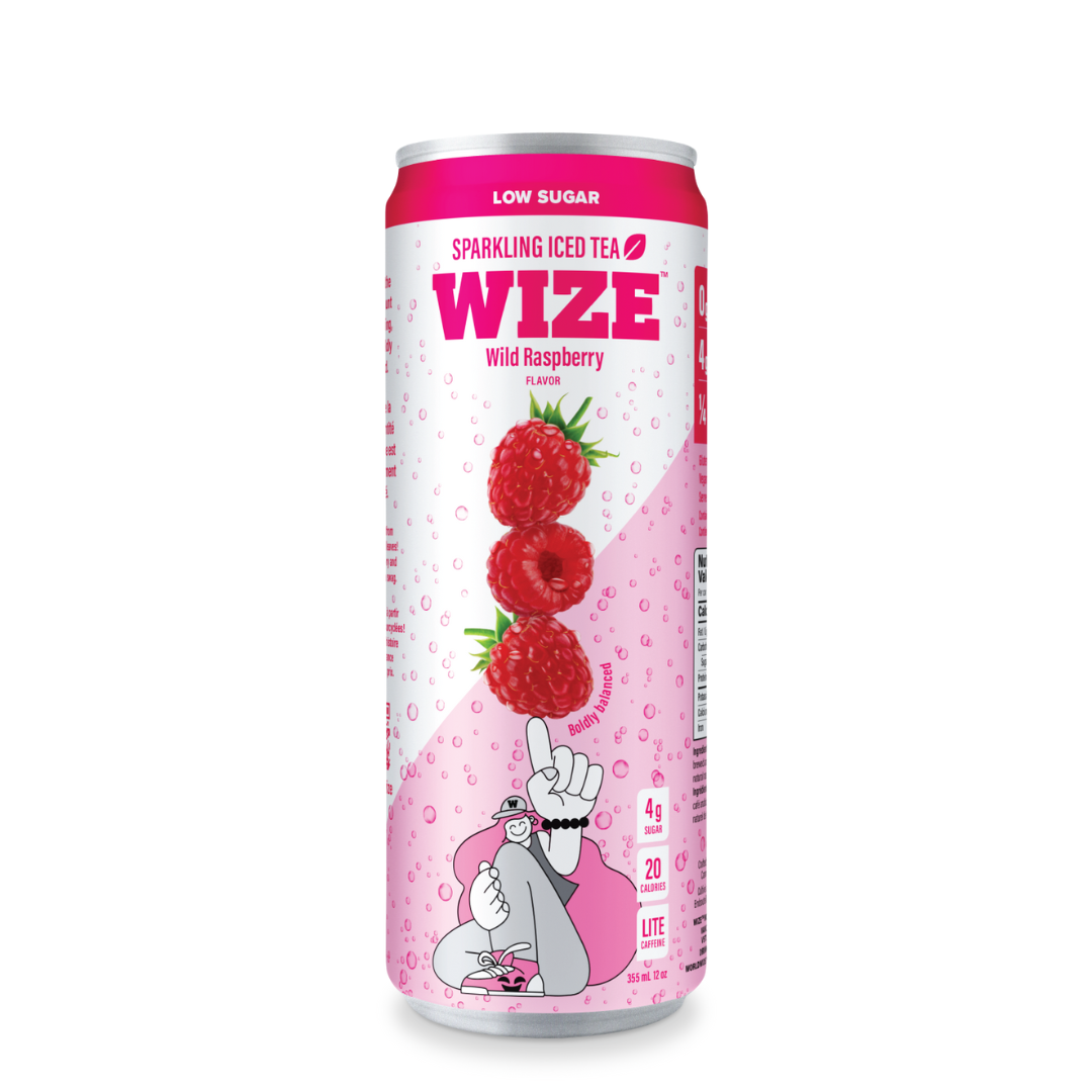 Wize Sparkling Iced Tea Raspberry