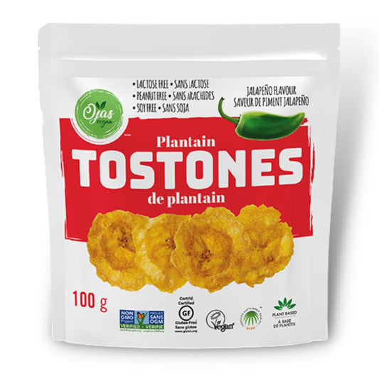 Ojas Plantain Tostones Jalapeño Flavour