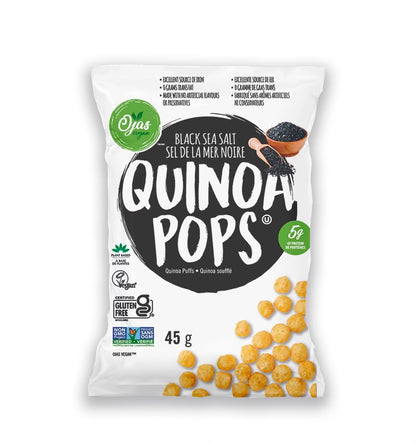 Ojas Quinoa Pops Black Sea Salt Flavour