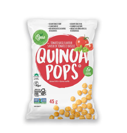 Ojas Quinoa Pops Tomato Basil Flavour