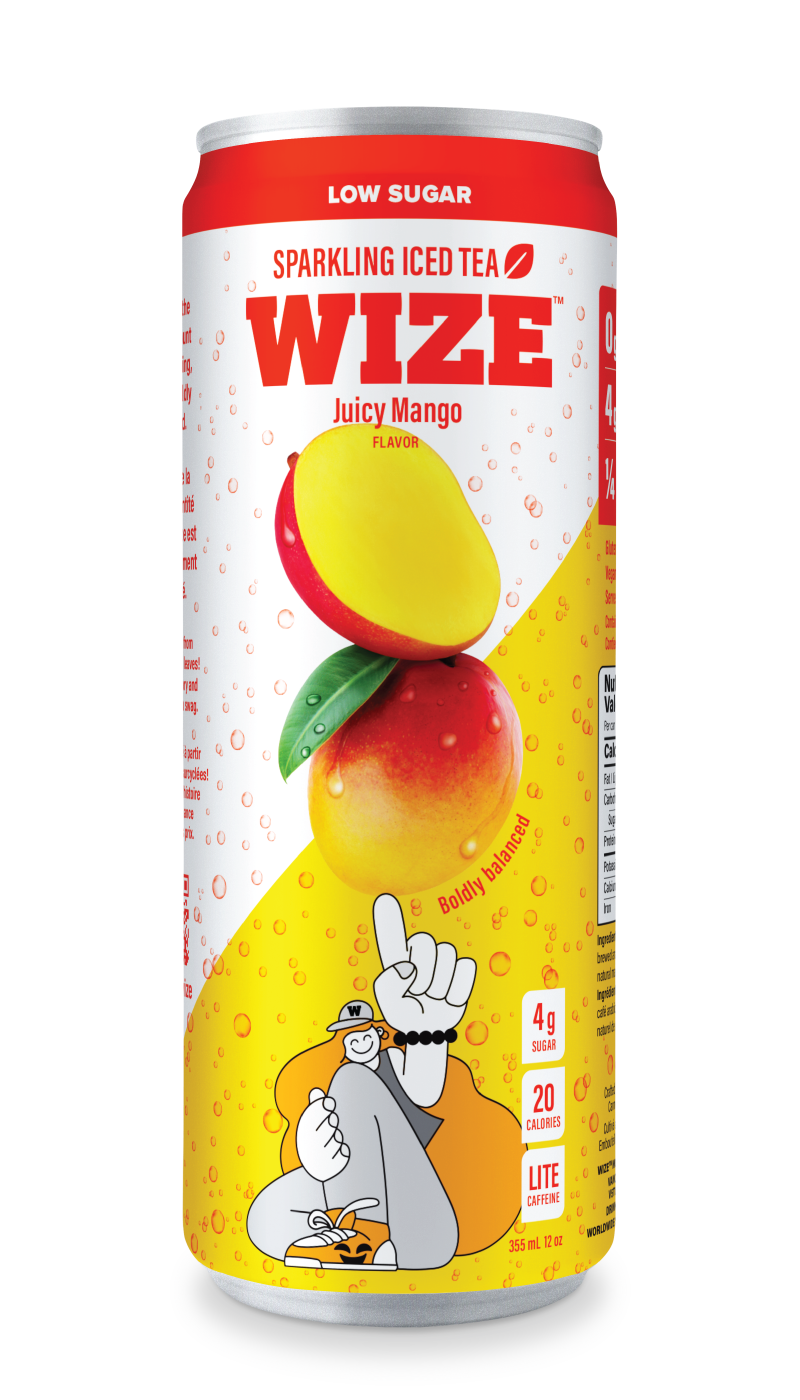 Wize Sparkling Iced Tea 4-pack