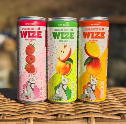 Wize Sparkling Iced Tea Mango