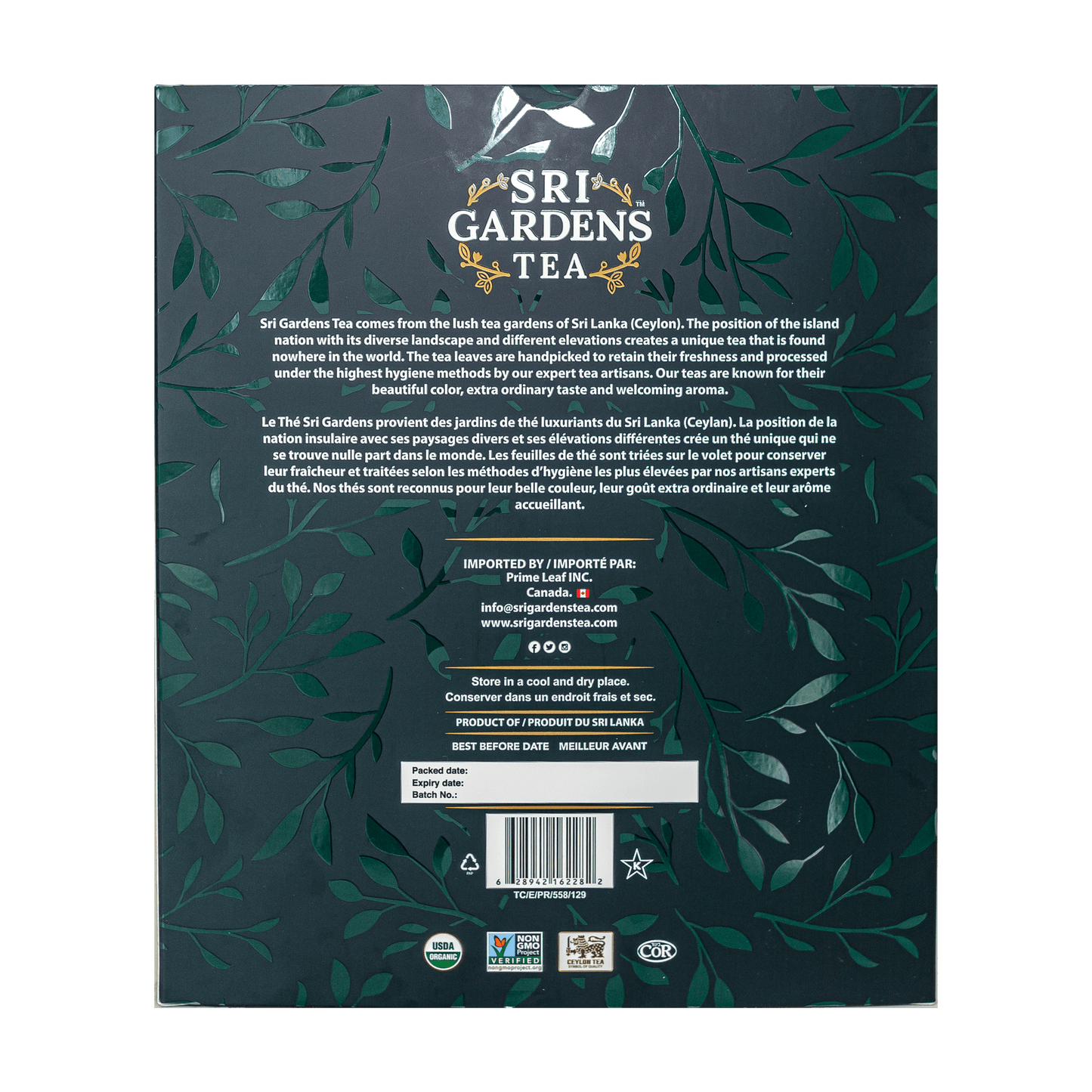 Sri Gardens Earl Grey Tea